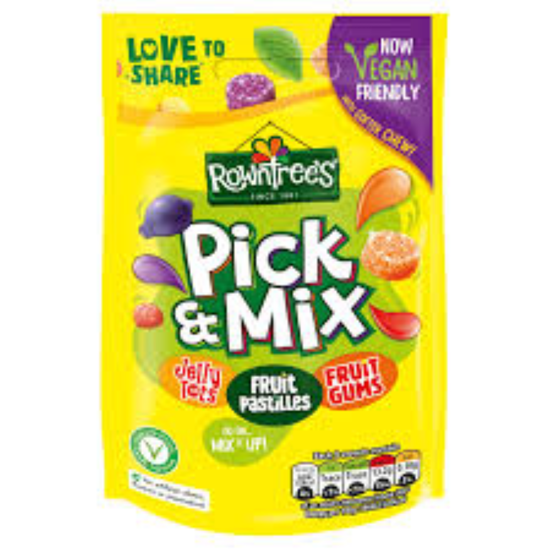 ROWNTREES PICK & MIX HANG BAG 150G